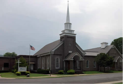 Cowan Cumberland Presbyterian Church, Cowan, Tenn.  2011 photo.