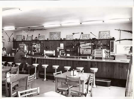 Cowan Cafe in the 1960's.  Photo provided by Mrs. Ruth McNutt