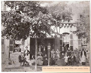 Franklin House hotel in the 1890's
