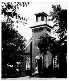 Cowan Cumberland Presbyterian Church, Cowan, Tenn.  Photo taken in the 1960's.