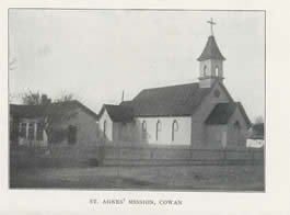 Photo of St. Agnes' Church taken in 1903.