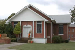 1927 Baptist building is now the Cowan Center for the Arts.